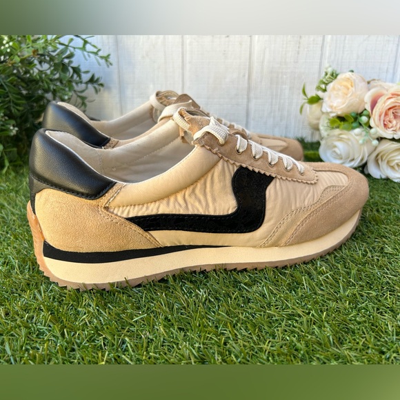 Dolce Vita B.Ntcd Tan Multi Leather Nylo Sneakers women size 9 New - Picture 11 of 17